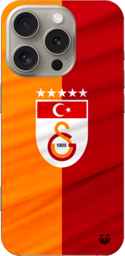 Galatasaray 5 Yıldızlı Türk Bayraklı Şeffaf Telefon Kılıfı