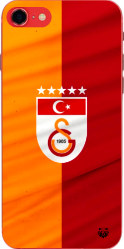 Galatasaray 5 Yıldızlı Türk Bayraklı Şeffaf Telefon Kılıfı