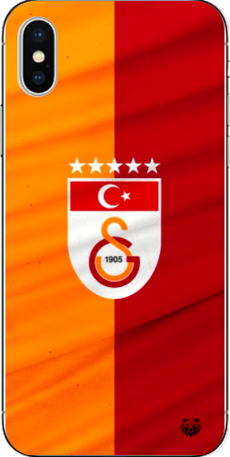 Galatasaray 5 Yıldızlı Türk Bayraklı Şeffaf Telefon Kılıfı