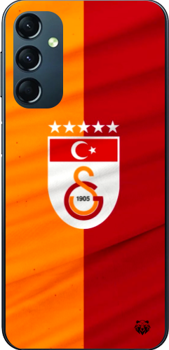 Galatasaray 5 Yıldızlı Türk Bayraklı Şeffaf Telefon Kılıfı