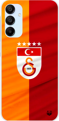 Galatasaray 5 Yıldızlı Türk Bayraklı Şeffaf Telefon Kılıfı