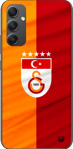 Galatasaray 5 Yıldızlı Türk Bayraklı Şeffaf Telefon Kılıfı