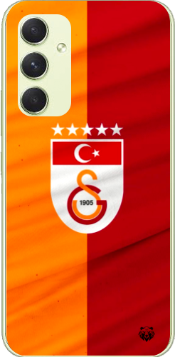 Galatasaray 5 Yıldızlı Türk Bayraklı Şeffaf Telefon Kılıfı