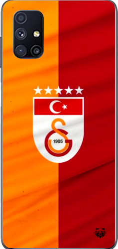Galatasaray 5 Yıldızlı Türk Bayraklı Şeffaf Telefon Kılıfı
