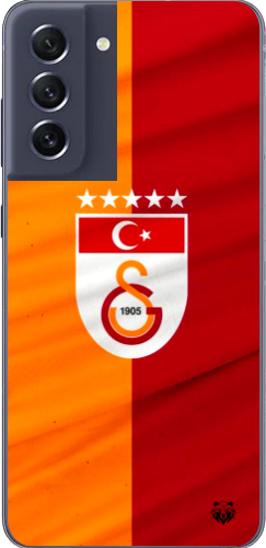 Galatasaray 5 Yıldızlı Türk Bayraklı Şeffaf Telefon Kılıfı