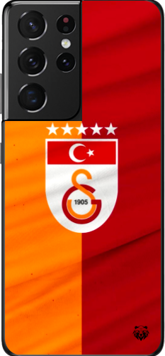 Galatasaray 5 Yıldızlı Türk Bayraklı Şeffaf Telefon Kılıfı