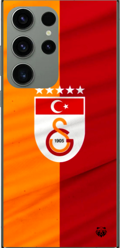 Galatasaray 5 Yıldızlı Türk Bayraklı Şeffaf Telefon Kılıfı