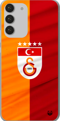 Galatasaray 5 Yıldızlı Türk Bayraklı Şeffaf Telefon Kılıfı