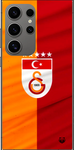 Galatasaray 5 Yıldızlı Türk Bayraklı Şeffaf Telefon Kılıfı