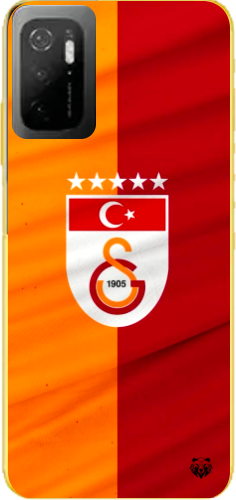 Galatasaray 5 Yıldızlı Türk Bayraklı Şeffaf Telefon Kılıfı