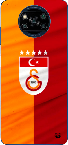 Galatasaray 5 Yıldızlı Türk Bayraklı Şeffaf Telefon Kılıfı
