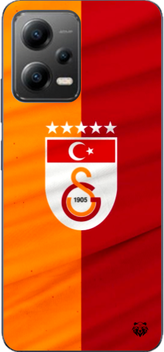 Galatasaray 5 Yıldızlı Türk Bayraklı Şeffaf Telefon Kılıfı