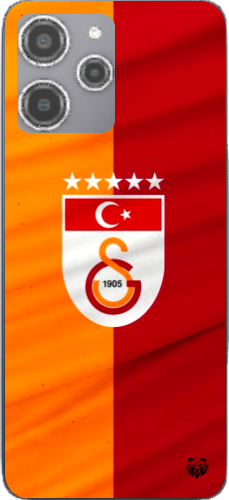 Galatasaray 5 Yıldızlı Türk Bayraklı Şeffaf Telefon Kılıfı
