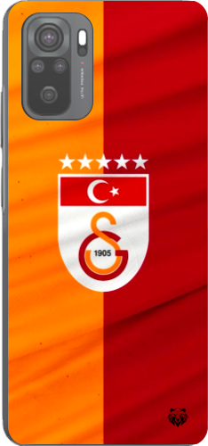 Galatasaray 5 Yıldızlı Türk Bayraklı Şeffaf Telefon Kılıfı