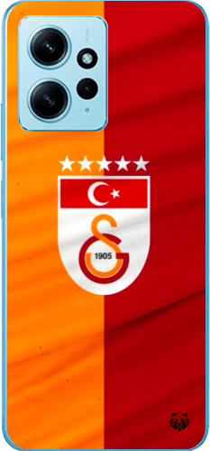 Galatasaray 5 Yıldızlı Türk Bayraklı Şeffaf Telefon Kılıfı