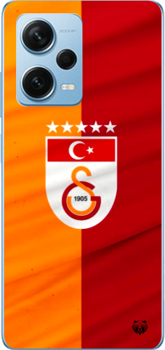 Galatasaray 5 Yıldızlı Türk Bayraklı Şeffaf Telefon Kılıfı