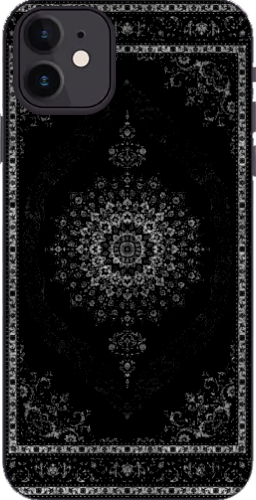 Royal Black Şeffaf Telefon Kılıfı