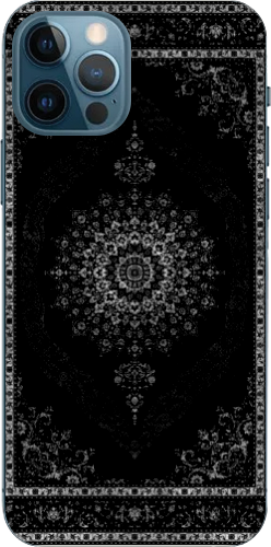Royal Black Şeffaf Telefon Kılıfı