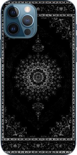 Royal Black Şeffaf Telefon Kılıfı