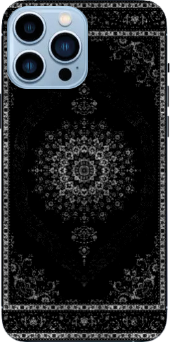 Royal Black Şeffaf Telefon Kılıfı