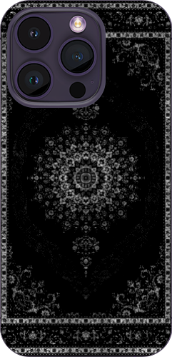 Royal Black Şeffaf Telefon Kılıfı