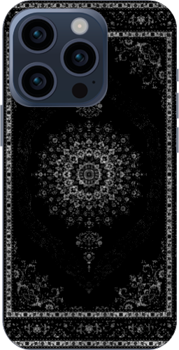 Royal Black Şeffaf Telefon Kılıfı