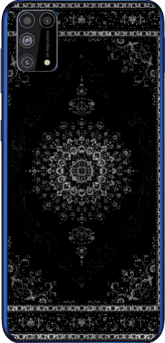 Royal Black Şeffaf Telefon Kılıfı