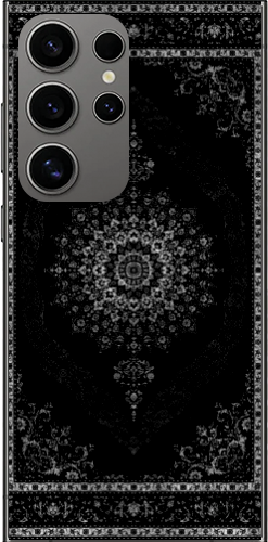 Royal Black Şeffaf Telefon Kılıfı