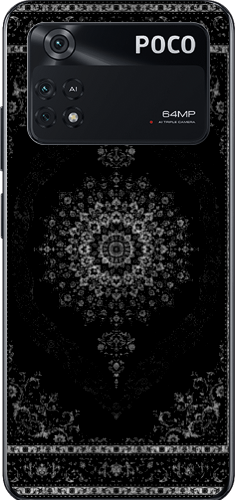 Royal Black Şeffaf Telefon Kılıfı
