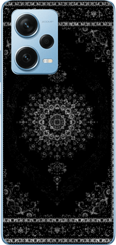 Royal Black Şeffaf Telefon Kılıfı