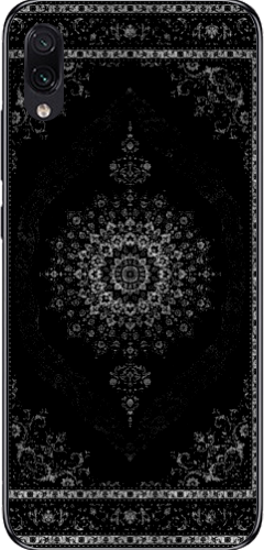 Royal Black Şeffaf Telefon Kılıfı