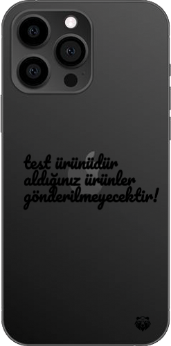test ürünüdür aldığınız ürünler size gönderilmeyecektir!
