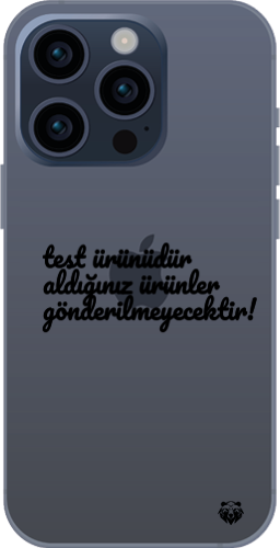 test ürünüdür aldığınız ürünler size gönderilmeyecektir!