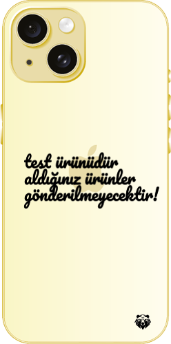 test ürünüdür aldığınız ürünler size gönderilmeyecektir!